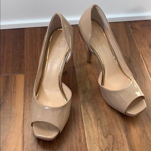 Jessica Simpson nude Josette shoes size 9M/39
